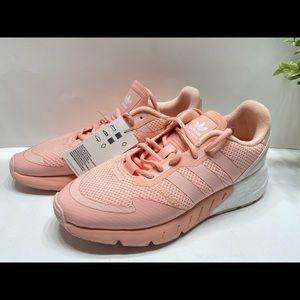 NEW Adidas ZX 1K Boost Women’s Athletic Shoes Sneakers Pink/White H69038 Size 7